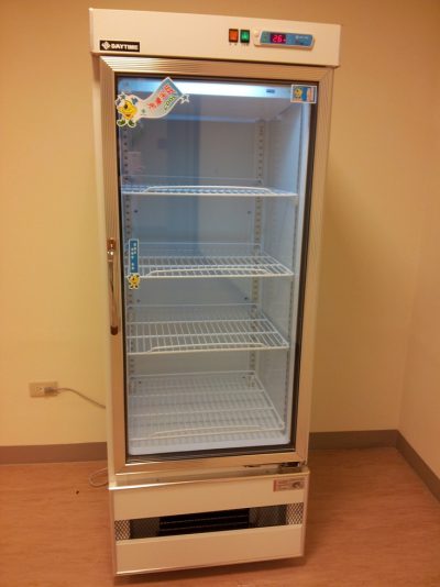 單門玻璃400公升冷藏櫃